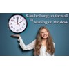 True Face Wall Clock Modern - Large Number Round Clock