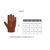 Caiman Leather Gloves (Leather Gloves) Driver/Work/Bike Gold Sheep Grain (S)