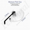 089240023710 Miter Saw Blade Guard Replacement Compatible with Ryobi TSS121,