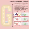 4FT Marquee Plastic Letters G - Light up Letters G
