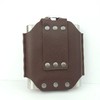 Flask With Leather Belt Holder (Brown)