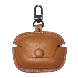 GIOPUEY Case Compatible with Bose Ultra Open Earbuds, PU Leather Protective Case with Keychain Hook Case Cover for Boys Girls Men Women - Yellow