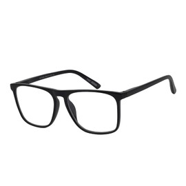 WEMOOTANTS Oversized Reading Glasses for Men Square Reader Light Fashion Readers 1.0 1.25 1.5 1.75 2.0 2.25 2.5 2.75 3.0 3.5 Mens Black 2.25