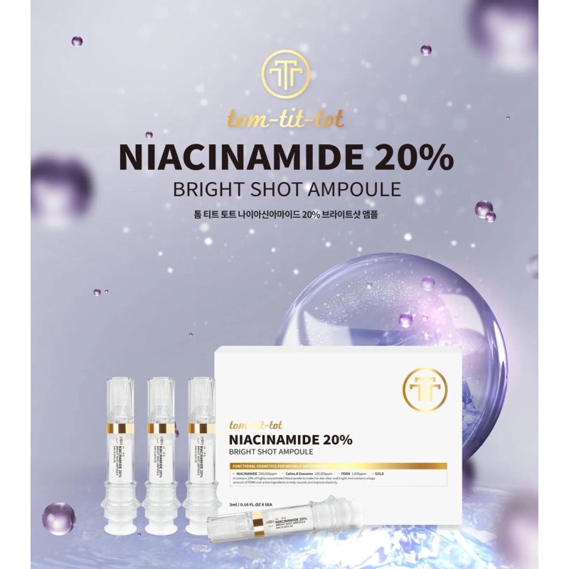 TOM TIT TOT NIACINAMIDE 20% BRIGHT SHOT AMPOULE 5ml X
