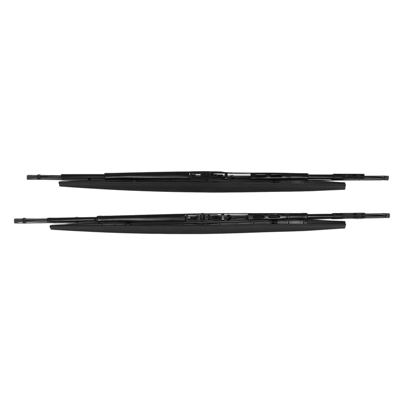 Pair Windshield Wiper Blades Quiet Weatherproof 61610442837 Replacement for E65