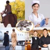 Polly Online 50PCS Hair Nets Invisible Elastic Edge Mesh Bun