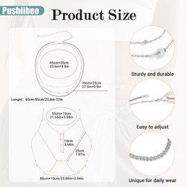 Waist Chain for Women, 8Pcs Belly Chain and 2Pcs Bra Chain, Layered Bikini Body Chain Summer Beach Body Jewelry Bohemia Waist Jewelry Chain Waist Beads Jewelry Accessories for Women