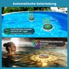 Pool Lighting Underwater Solar, Pack of 2 Floating Pool Lighting