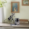 OVBOVA Guitar Pen Holder Metal Pencil Holder Creative Desktop Accessories