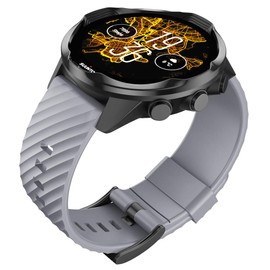 WIIKAI Replacement Strap Bands,Compatible for suunto 7/9/9 baro/Spartan Sport/D5,Silicone Watch Band (Gray).