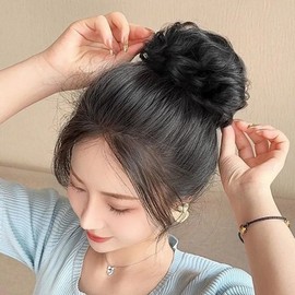 Human hair hair up, giblet band wig, ponytail (WFLOLD) / 인모 머리올림 곱창밴드 가발 똥머리 (WFLOULD)