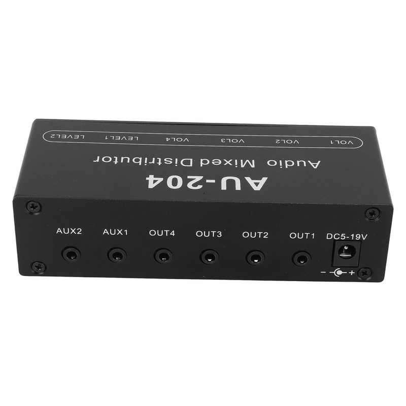 Stereo Audio Splitter Box Mini Preamplifier Headphone Amplifier 2 Way