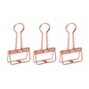 50Pcs Hollow Binder Clips Metal Paper Binder Clips for Documents
