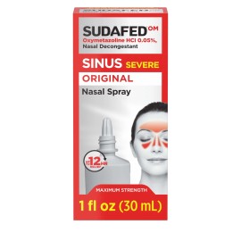 Sudafed Sinus Severe Original Nasal Spray, 12 Hour Nasal Spray Decongestant..
