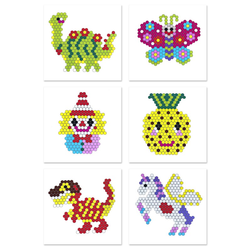 La Manuli 4 Water Beads Aqua Sticky Beads Plates Craft