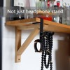 BetterJonny 2 Pcs Gaming Headphone Stand, Headphone Hanger with Height
