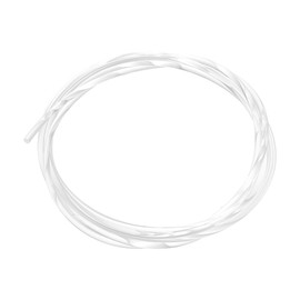 X AUTOHAUX 2.5m 8.20ft 4mm 0.16" Transparent Universal PMMA Optic Fiber Side Glow Cable Fiber Optic Cable for Car - Pack of 1