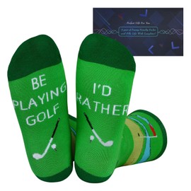 Nirohee Golf Gifts for Men, Women Golf Socks Funny Golf Gifts Fathers Day Dad Gifts Funny Novelty Socks for Men Golfers Friends Dad Uncle