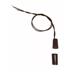 AuthorizID 1 Door & Window Alarm Contact Switch Normally Closed Small, 5/8" X 3/8"--Brown