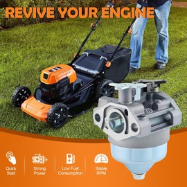 GCV190 Carburetor Compatible with Honda GCV 190 GCV190A GCV190LA Engine HRB217 HRX217 HRX217K1 HRX217K2 Lawn Mower Replace 16100-Z0Y-812 16100-Z0Y-003 Carb