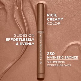 L'Oréal Paris, sombra de ojos en barra tono Magnetic Bronze 230
