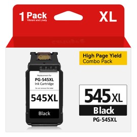 APEXCOLOR PG 545 XL Black Replacement for Canon Printer Cartridges 545 Multipack Black for MX495 Cartridges for Pixma TS3350 MG2550s TS3150 TR4550 MG3050 TR4551 MG2950 MX490 MG2555s (1 Black)