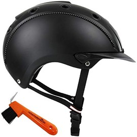 Casco Riding Helmet MISTRALL-1 Black L (58-62 cm) + Hoof Pick Reiterladen24
