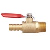 Litorange 2 PCS Brass Water Mini Ball Valve Shut Off