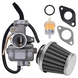 PZ20 Carburetor with 35mm Air Filter Gasket Fuel Filter Replacement for 50cc 70cc 90cc 110cc 125cc Coolster NST Chinese ATV