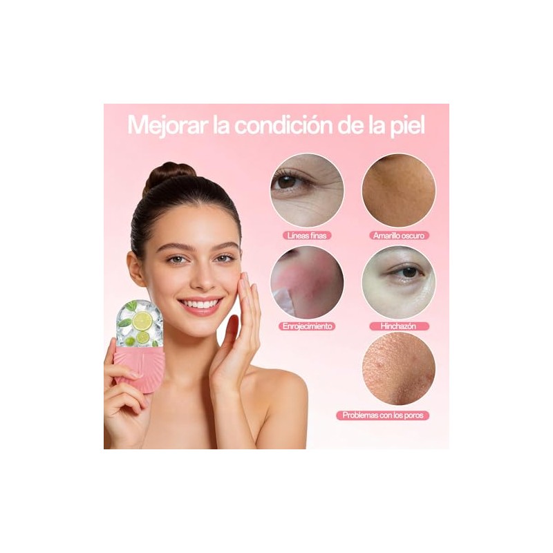 2 Piezas Rodillo de Hielo para la Cara, Ice Roller