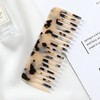 Large Wide Tooth Tortoise Shell Comb - 2 Pack Hair