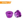 sourcing map Nylon Insert Hex Lock Nuts, 10pcs - M4