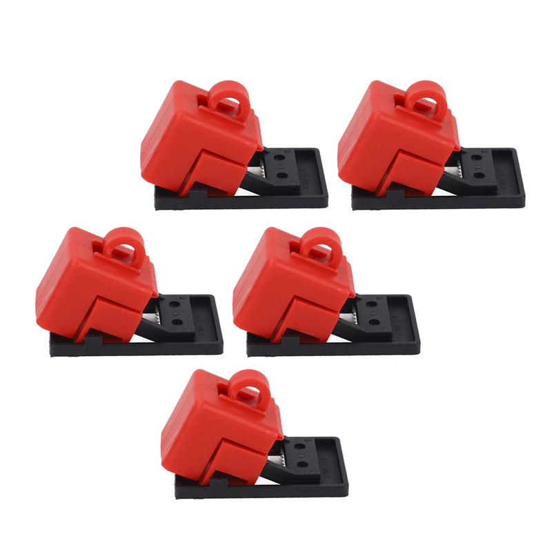 5PCS Circuit Breaker Lockout Device Detachable Cleat Plastic Clamp On