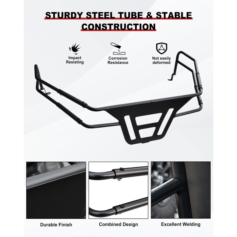 POKIAUTO Cargo Rack for ZForce 950, Heavy Duty Steel Conbined