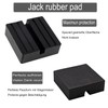 EXLECO 2 Pcs Car Jack Pad Rubber (75x75x25mm) Universal Rubber