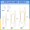 Glarks 18Pcs 6/8/10 Inch Invisible Plate Hangers with Wall Hooks