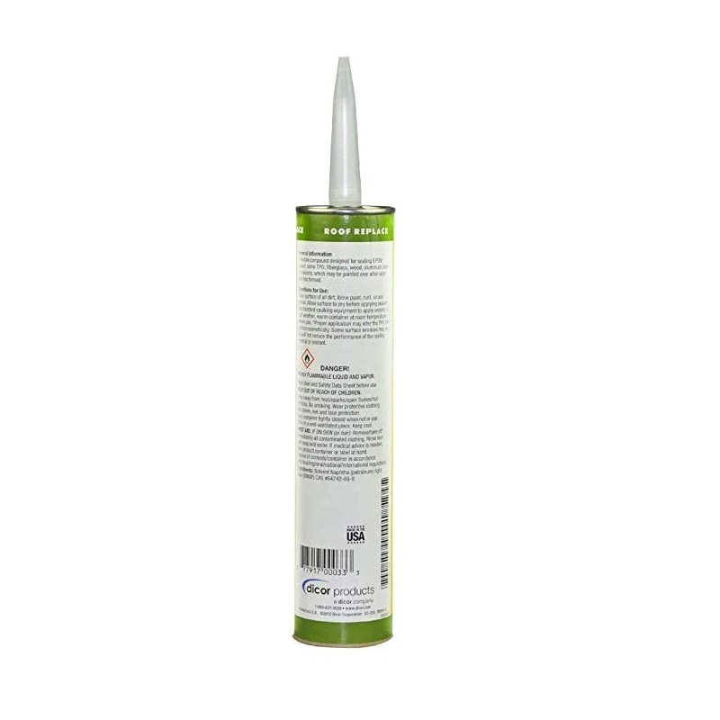 Dicor 501LSW-1 Epdm White Self-Leveling RV Lap Sealant-10.3 Oz Tube