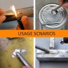 Low Temperature Powder Cored Welding Equipment Aluminum Rods Easy Melt