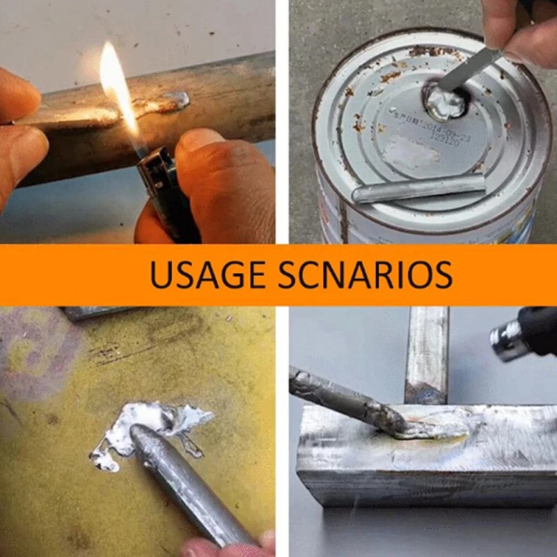 Low Temperature Powder Cored Welding Equipment Aluminum Rods Easy Melt