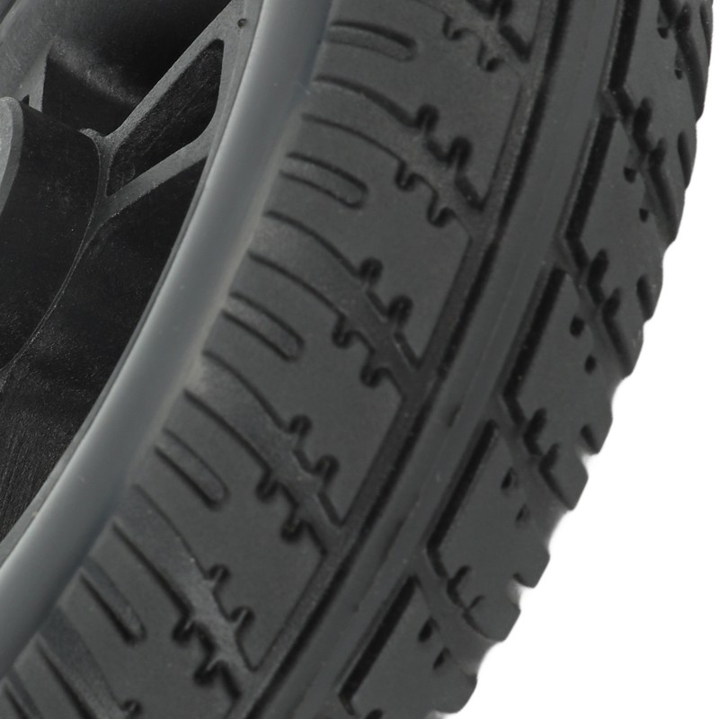 Wheelchair Wheel Replacement Non Slip Solid PU Strong Bearing Capacity