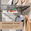 Amylove 4 Pieces 14.7 Inch Hanging Wire Shelf Organizer Closet