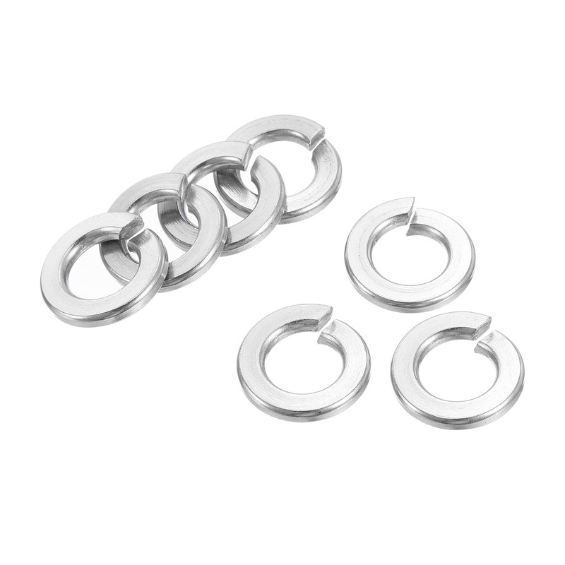 sourcing map Split Lock Washer, 3/8-Inch 316 Stainless Steel Spring