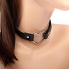 Alisitina Choker Necklace for Women,0.7" Width Soft Love Heart Adjustable