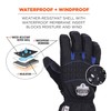 Ergodyne ProFlex 819WP Extreme Thermal Waterproof Winter Gloves Black Small
