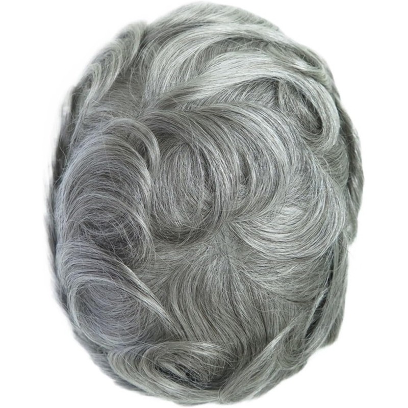 Tupé de piel fina inyectado(1C#_130%_CENTER CROWN_8X10)