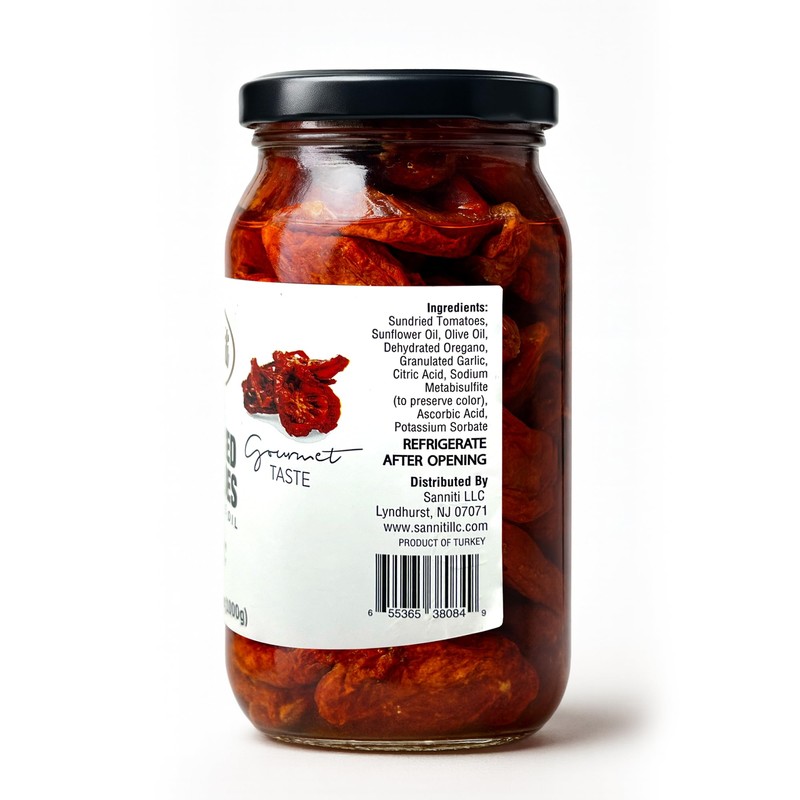 Sanniti Sun Dried Tomatoes in Olive Oil, 35 oz
