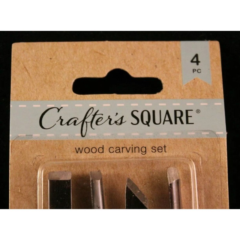 Crafter's Square - Wood Carving Set - 4 PC -