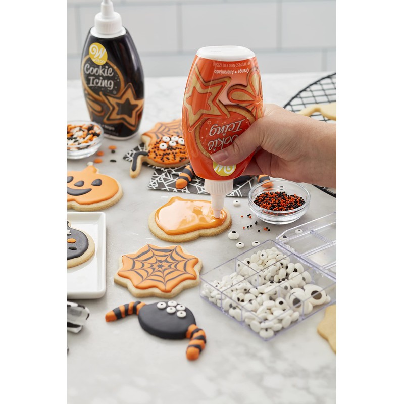 Wilton Cookie Icing, Fast-Drying Squeeze Bottle Icing for Decorating Sugar