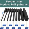 KEWAYO 9PC Hex Bit Set Magnetic Impact Driver Bits, S2