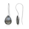 Boho & Hippie Sterling Silver Earrings for Gift, Earrings, Pear